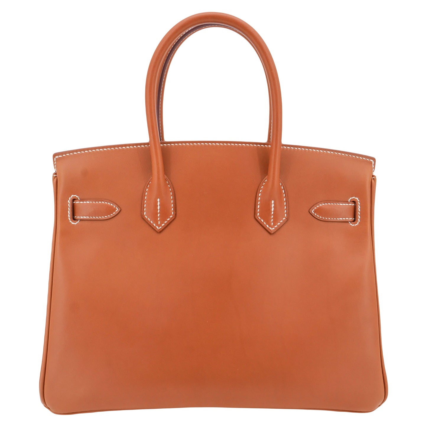 Hermès 30cm Birkin Fauve Barenia Smooth Leather Palladium Hardware