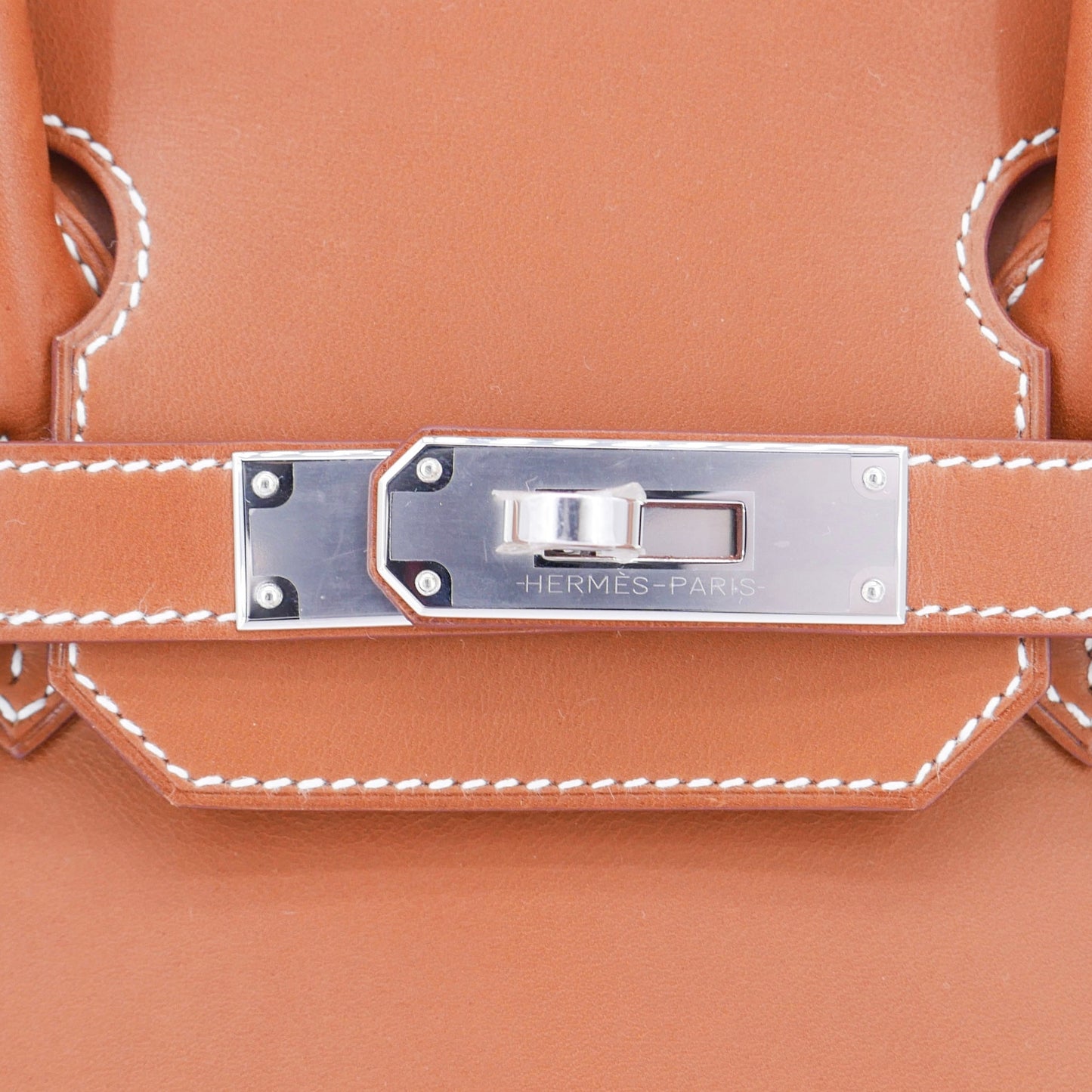 Hermès 30cm Birkin Fauve Barenia Smooth Leather Palladium Hardware