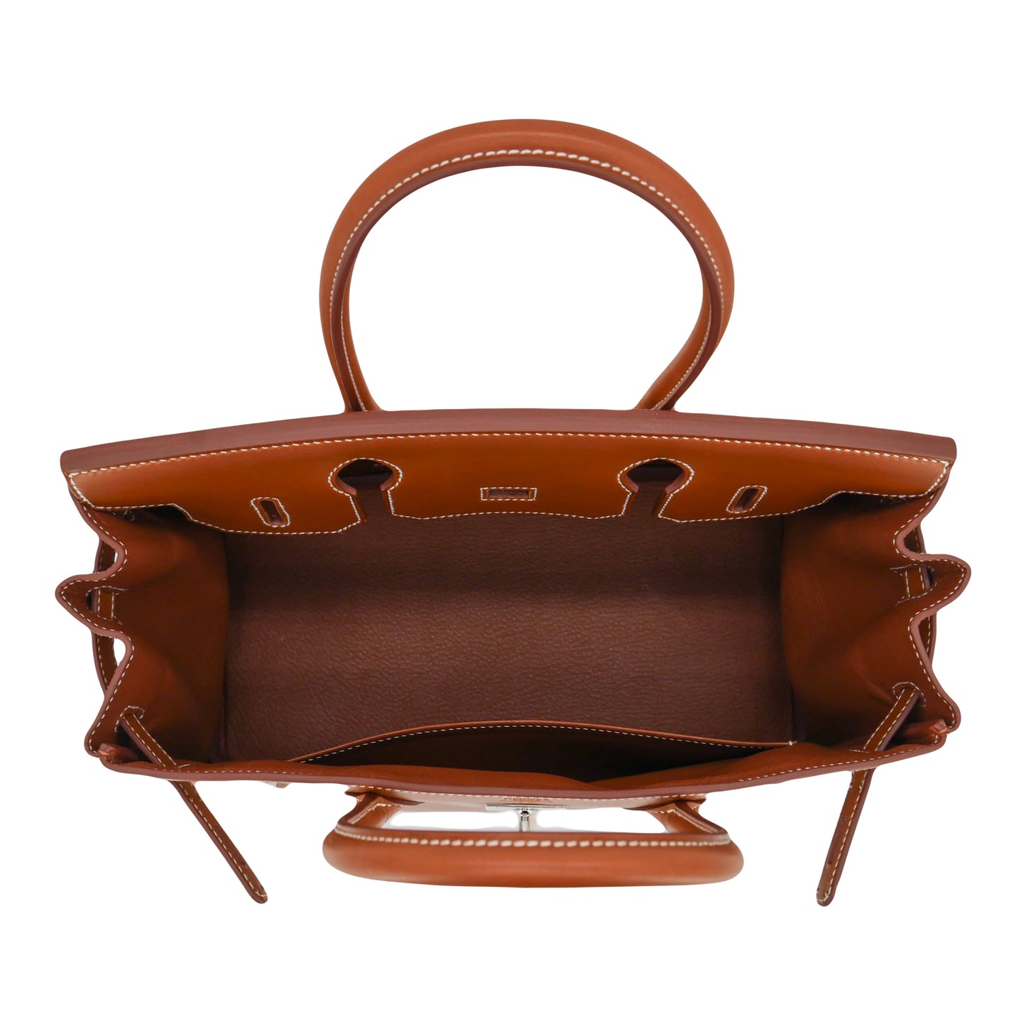 Hermès 30cm Birkin Fauve Barenia Smooth Leather Palladium Hardware
