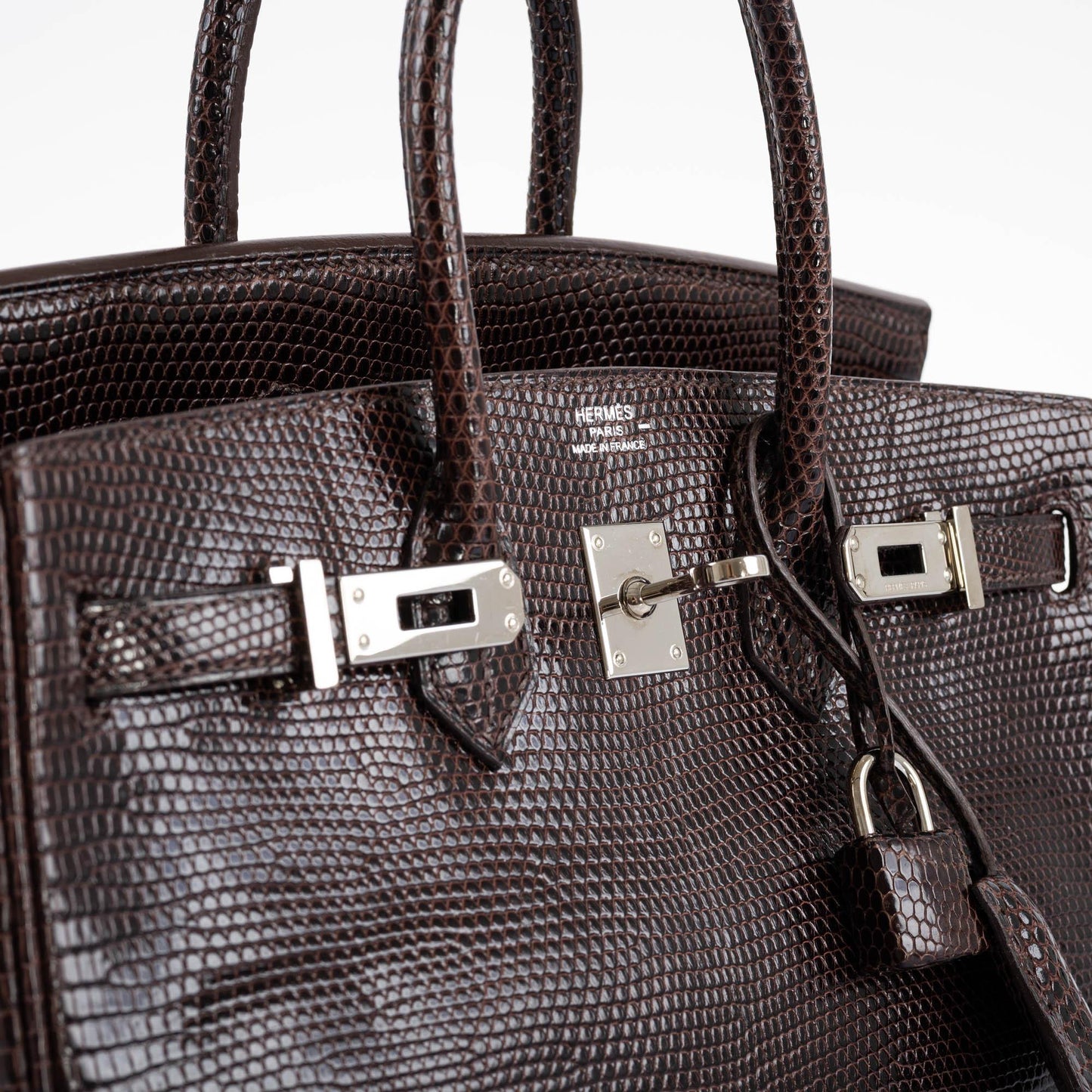 Hermes Birkin 25 Havane Nilo Lizard with Palladium Hardware