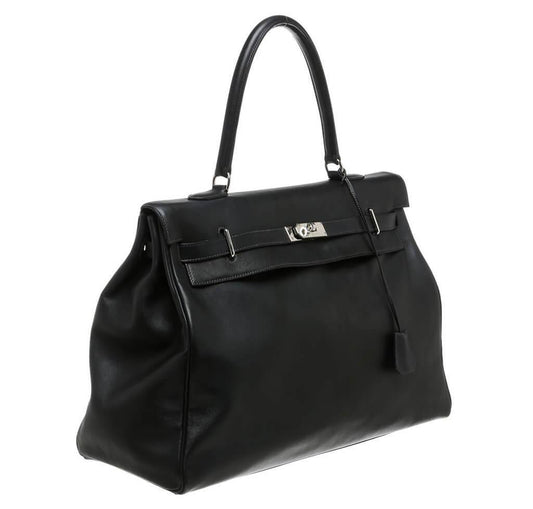 Hermès Relax Travel Bag Kelly 50 Black