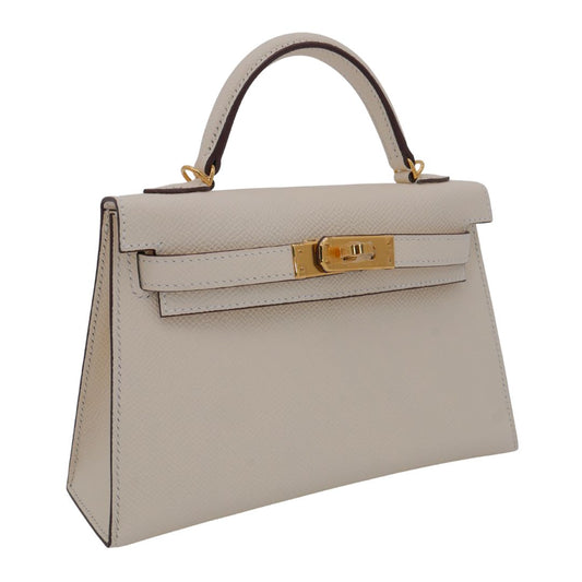 Hermès Kelly II Sellier Mini Nata Epsom Leather Gold Hardware