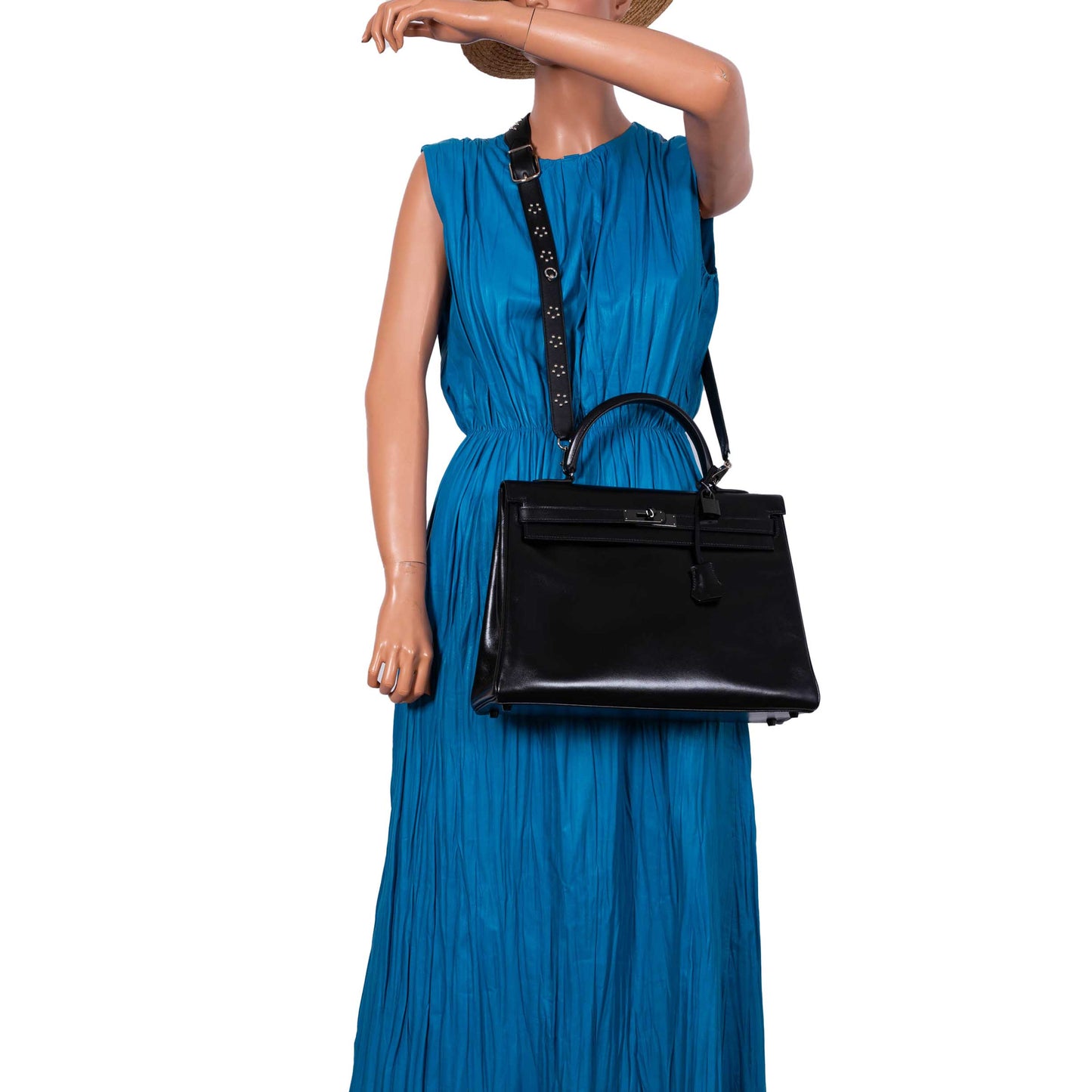 Hermes So Black Kelly 35 Retourne Black Box Leather PVD Hardware - 2011, O Square
