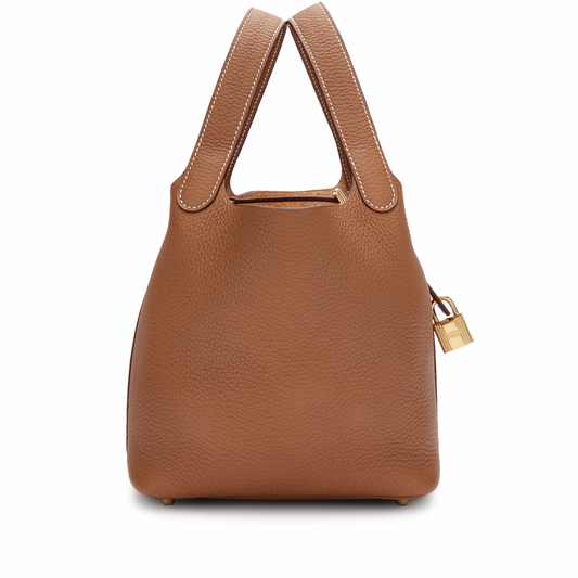 Hermes Picotin Lock 18 Clemence Gold