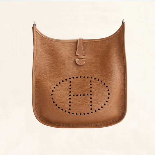 Hermès Evelyne III PM Gold Clemence Silver Palladium Hardware