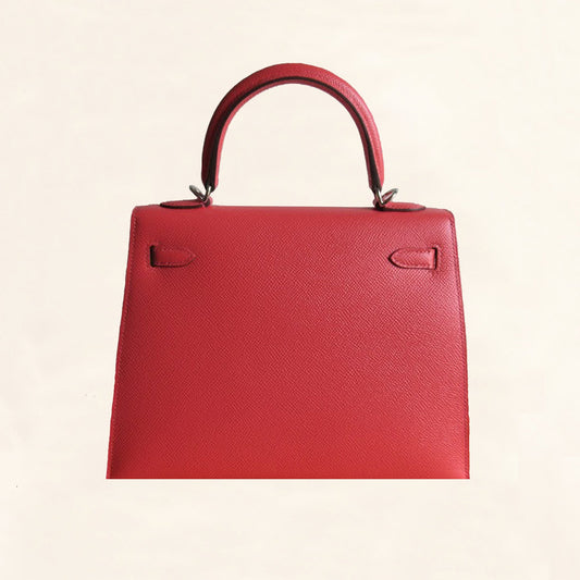 Hermès | Epsom Rose Jaipur Kelly with Palladium Hardware | 25