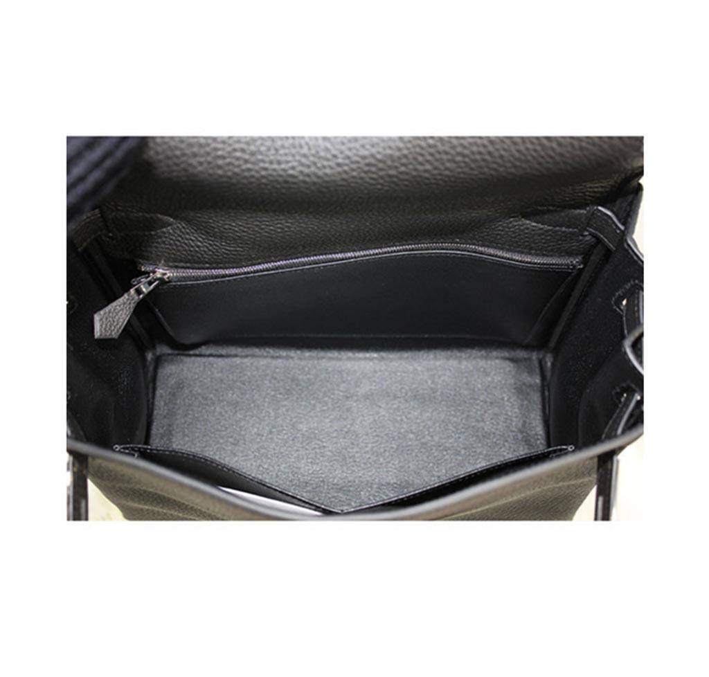Hermès Kelly 28 Black Togo Bag PHW