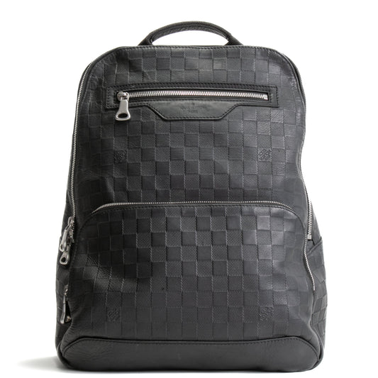 LOUIS VUITTON Damier Infini Avenue Backpack - Black OUTLET FINAL SALE