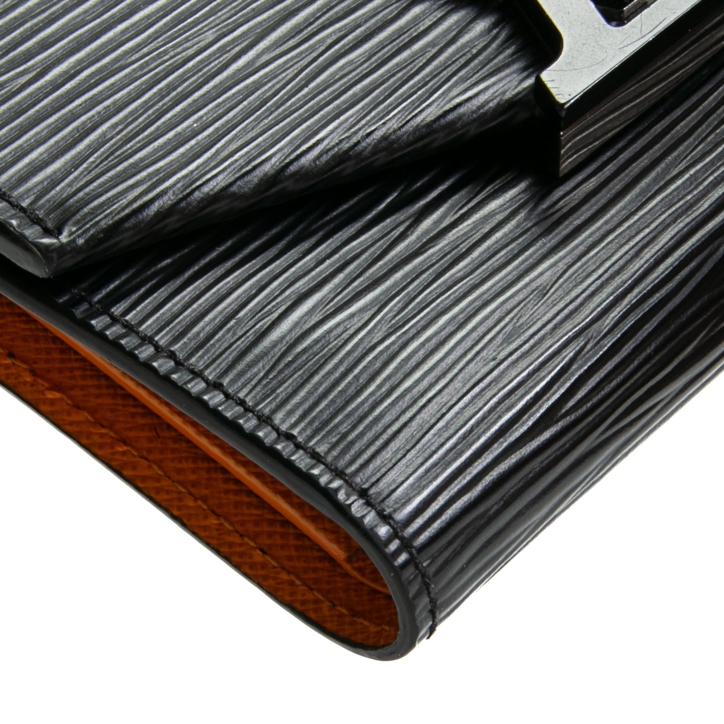 LOUIS VUITTON Epi Grenelle Compact Wallet - Black
