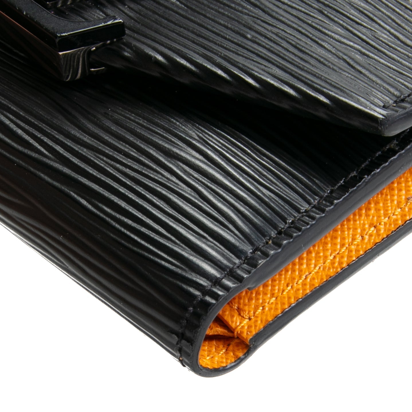 LOUIS VUITTON Epi Grenelle Compact Wallet - Black