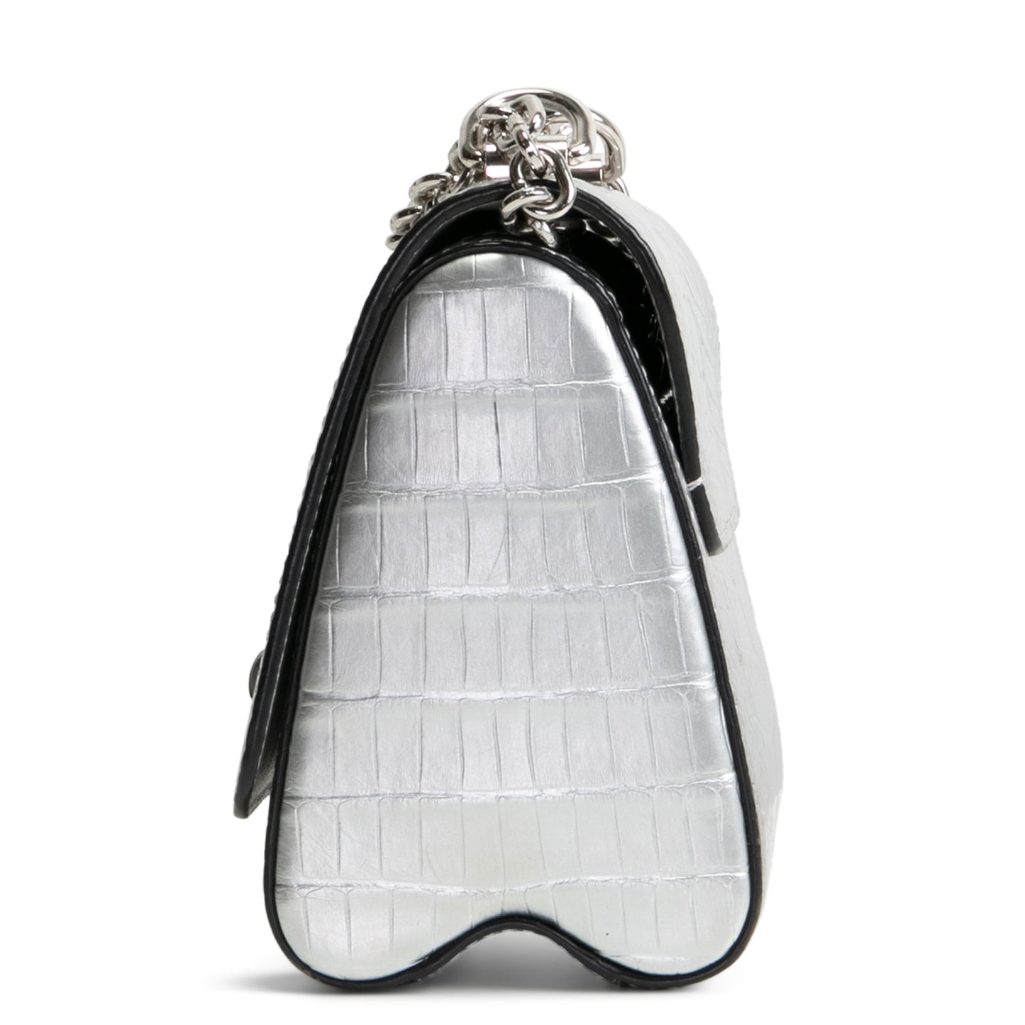 LOUIS VUITTON Crocodile Twist PM - Silver