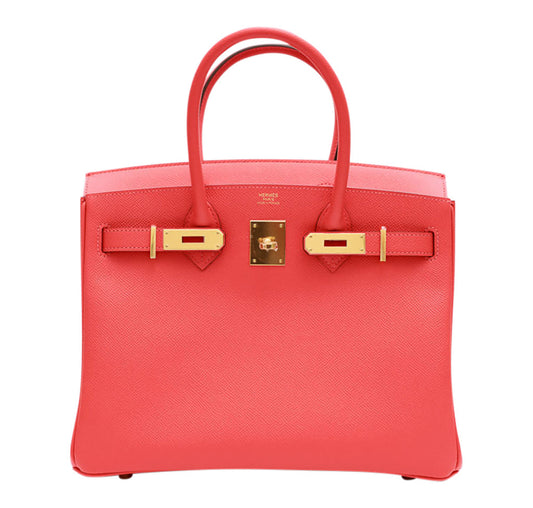 Hermès Birkin 30 Epsom Rose Jaipur GHW