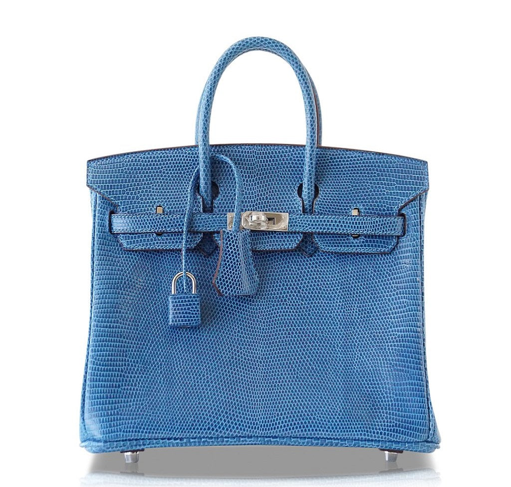 Hermès Birkin 25 Bag Mykonos Lizard PHW
