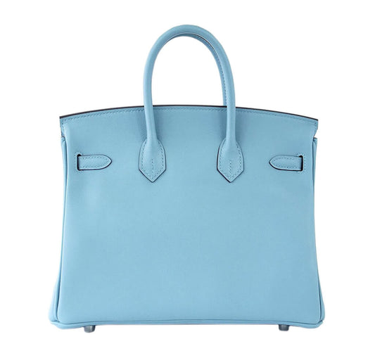 Hermès Birkin 25 Bag Bleu Saint Cyr