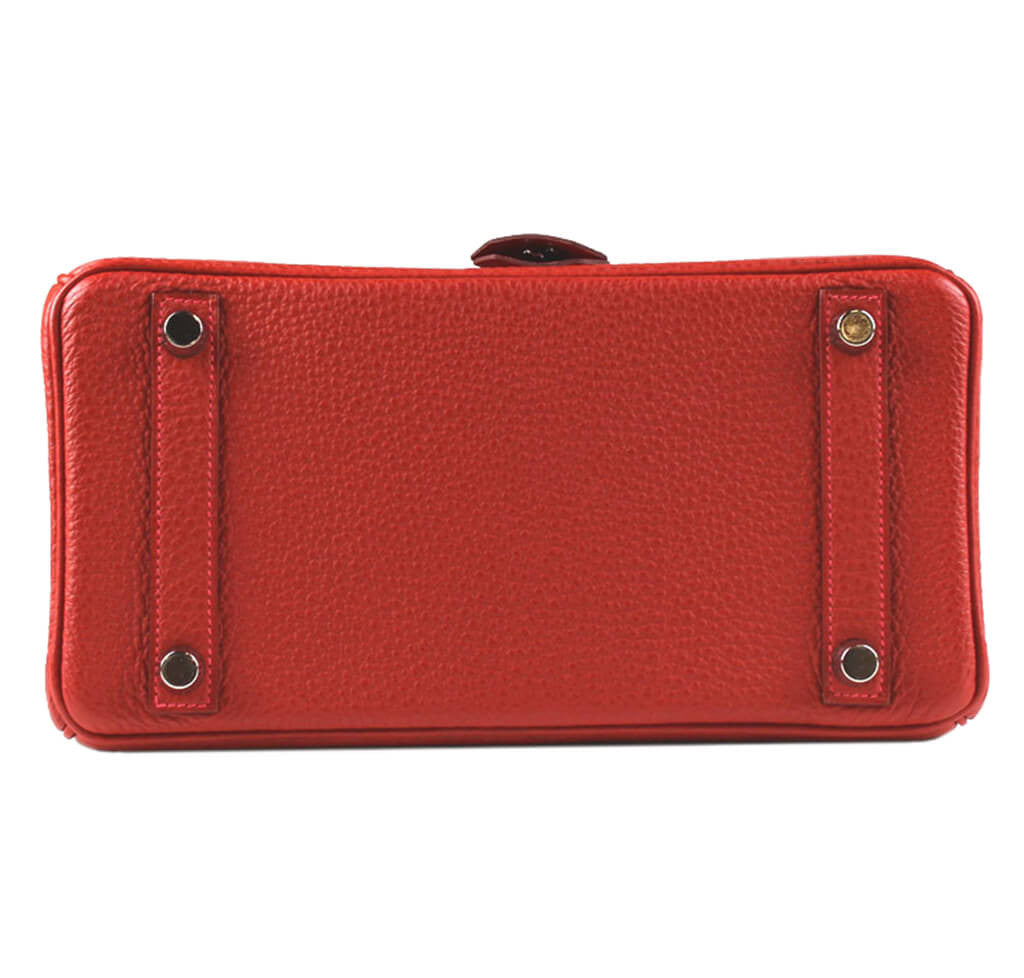 Hermès Birkin 25 Bag Vermillion Palladium