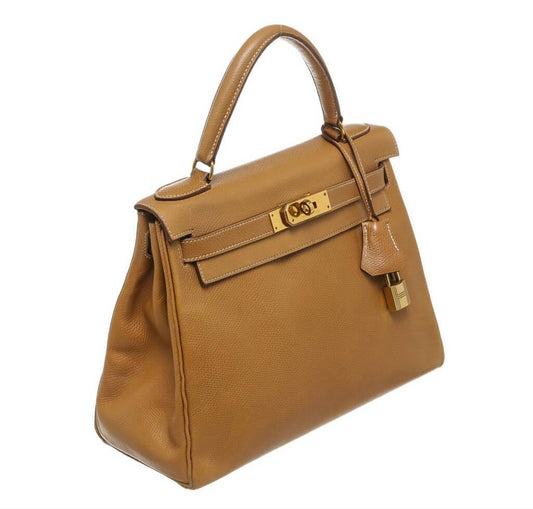 Hermès Kelly 28 Gold Epsom Bag GHW