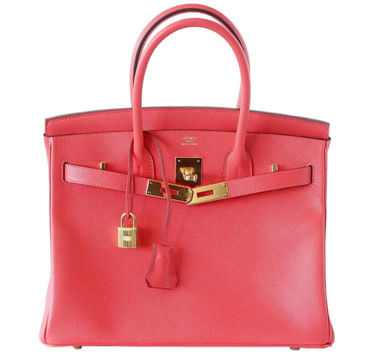 Hermès Birkin 30 Bag Rose Jaipur Gold Hardware