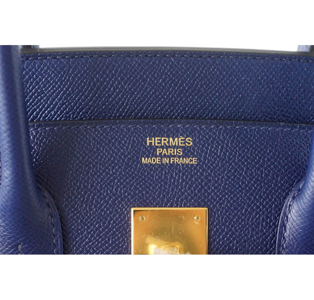 Hermès Birkin 35 Bag Bleu Saphir Epsom Leather