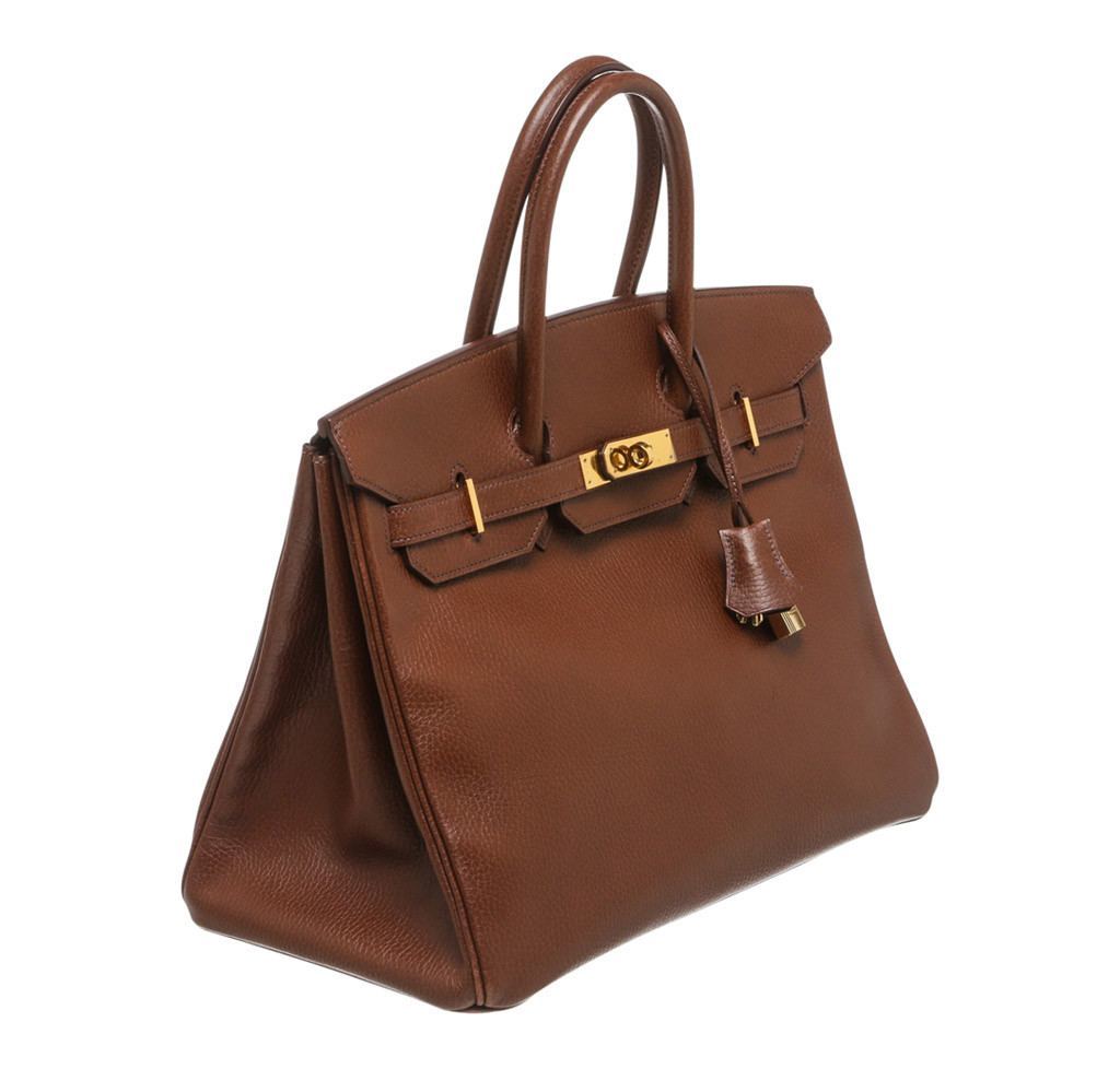 Hermès Birkin 35 Brown Bag GHW