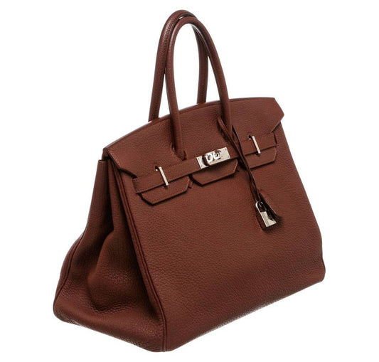 Hermès Birkin 35 Brown Togo Bag PHW