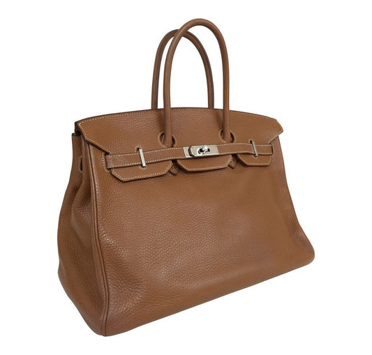 Hermès Birkin 35 Gold Togo Bag PHW