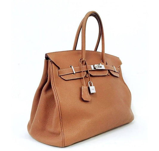 Hermès Birkin 35 Gold Bag PHW