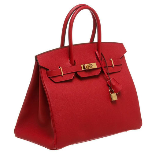 Hermès Birkin 35 Rouge Casaque Red Bag GHW