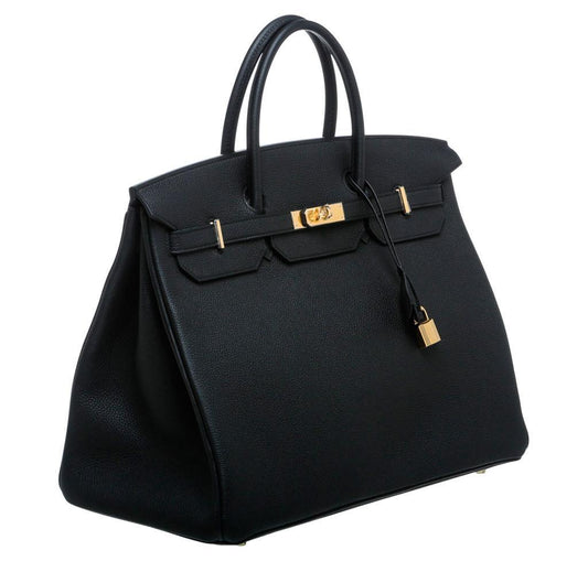 Hermès Birkin 40 Noir Togo Bag GHW