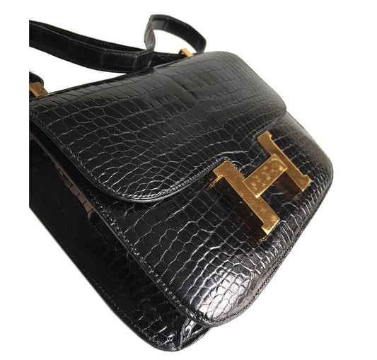 Hermès Constance 23 Vintage Bag Black