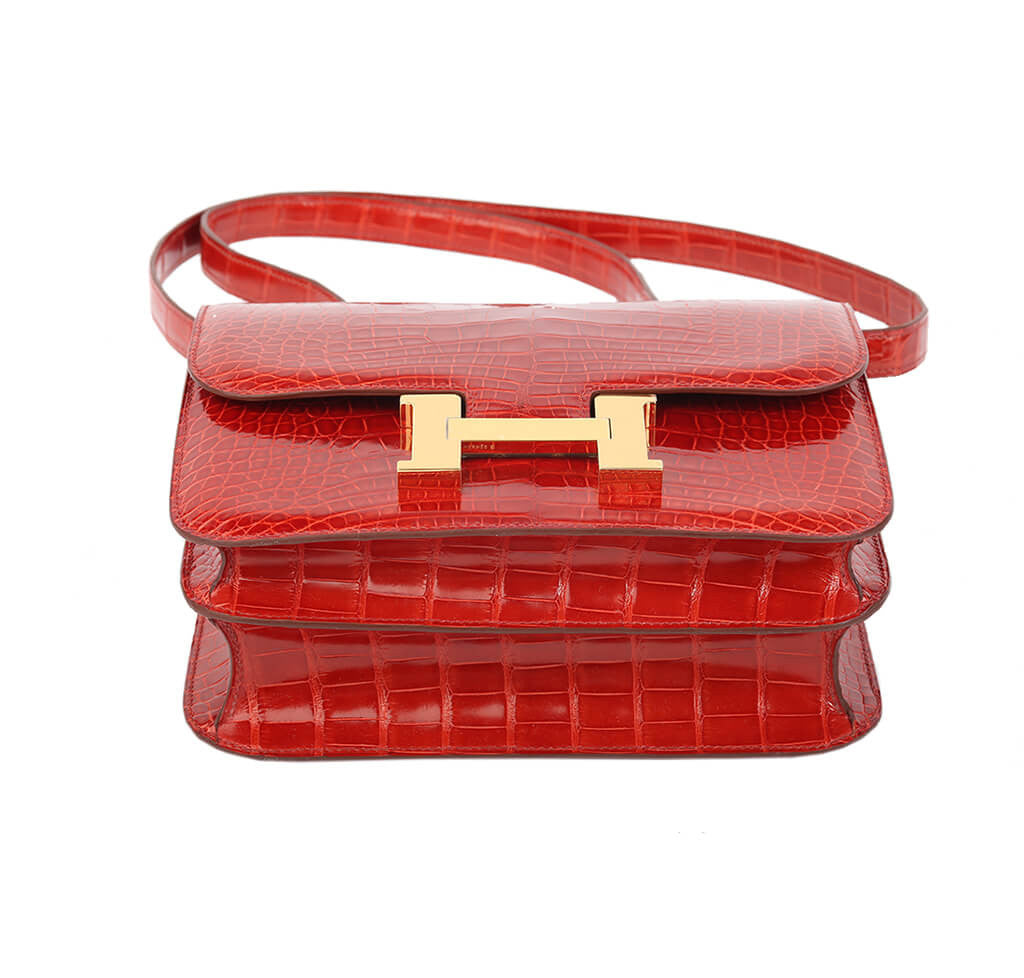 Hermès Constance 24 Bag Sanguine Alligator