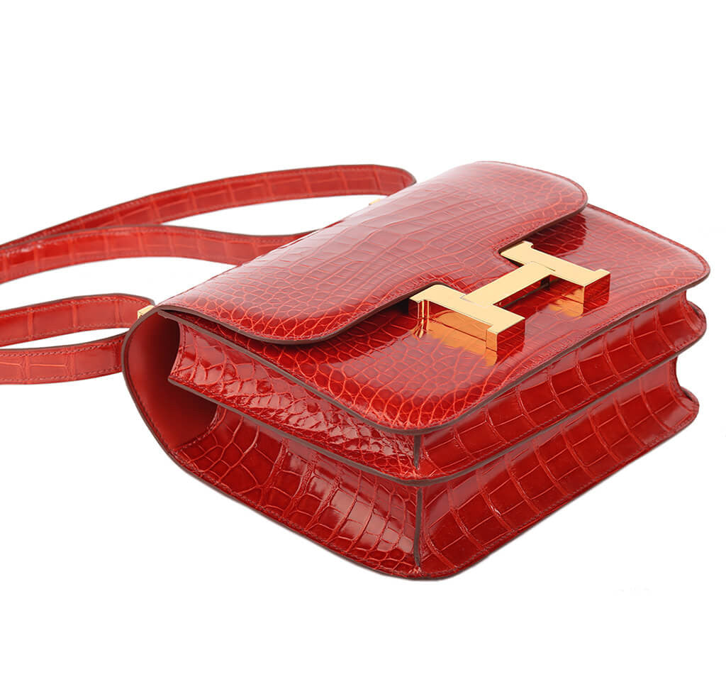 Hermès Constance 24 Bag Sanguine Alligator