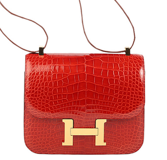 Hermès Constance 24 Bag Sanguine Alligator