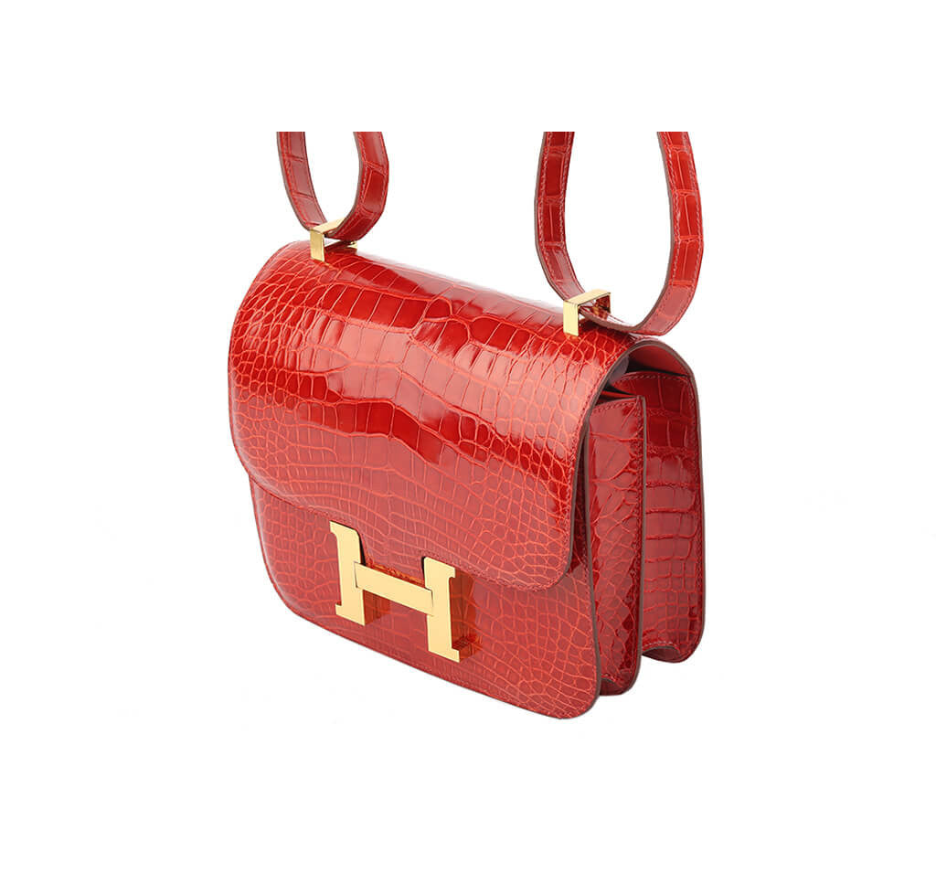 Hermès Constance 24 Bag Sanguine Alligator