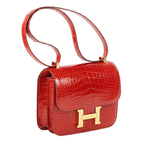Hermès Constance 24 Bag Sanguine Alligator