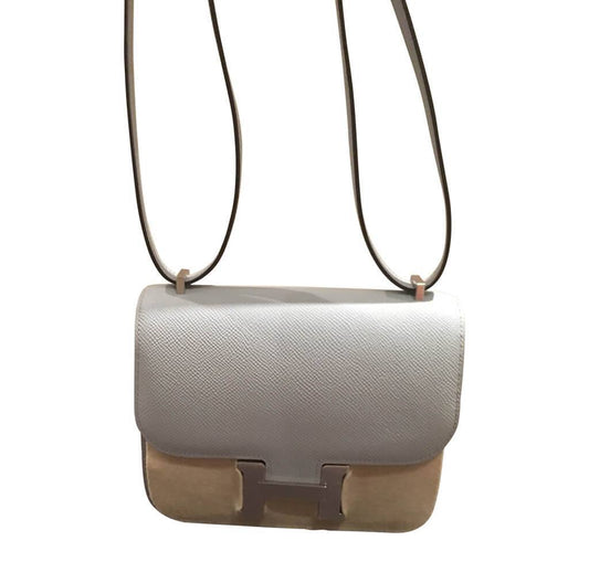 Hermès Constance Mini 18 Bleu Glacier Bag