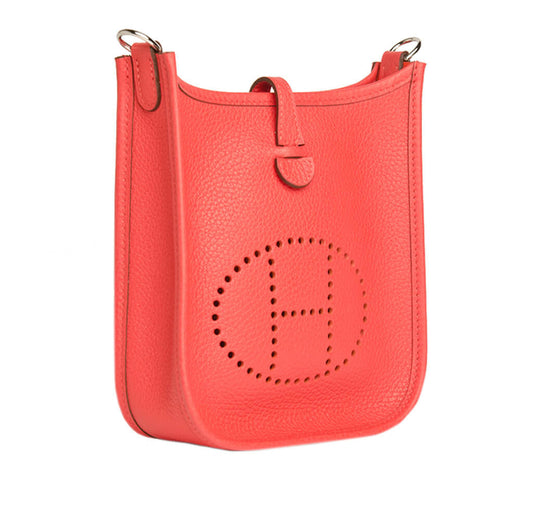 Hermès Evelyne Mini TPM Rouge Pivoine