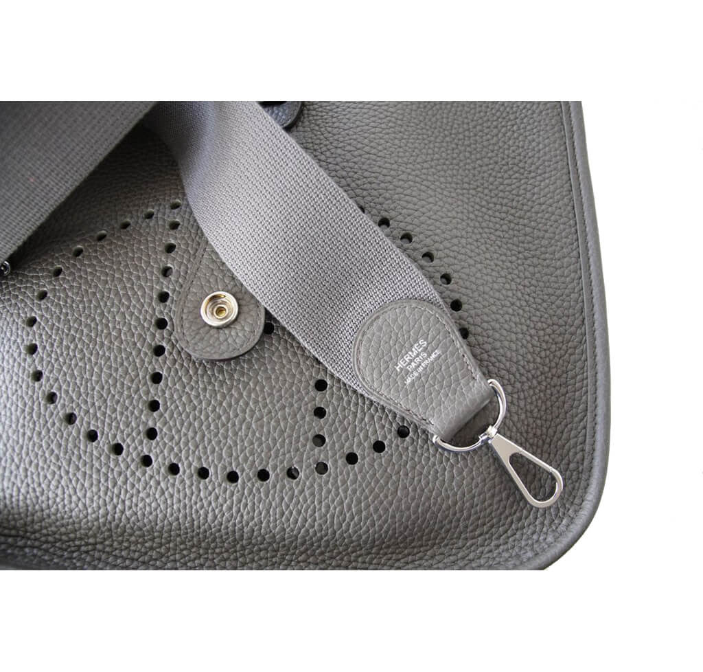 Hermès Evelyne PM Bag Etain Palladium Hardware