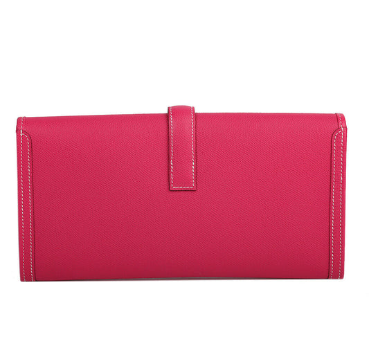 Hermès Jige Clutch 29 Rose Tyrien