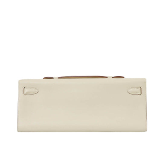 Hermès Kelly Cut Pochette Bag Parchemin