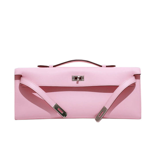Hermès Kelly Cut Bag Rose Sakura Swift Leather