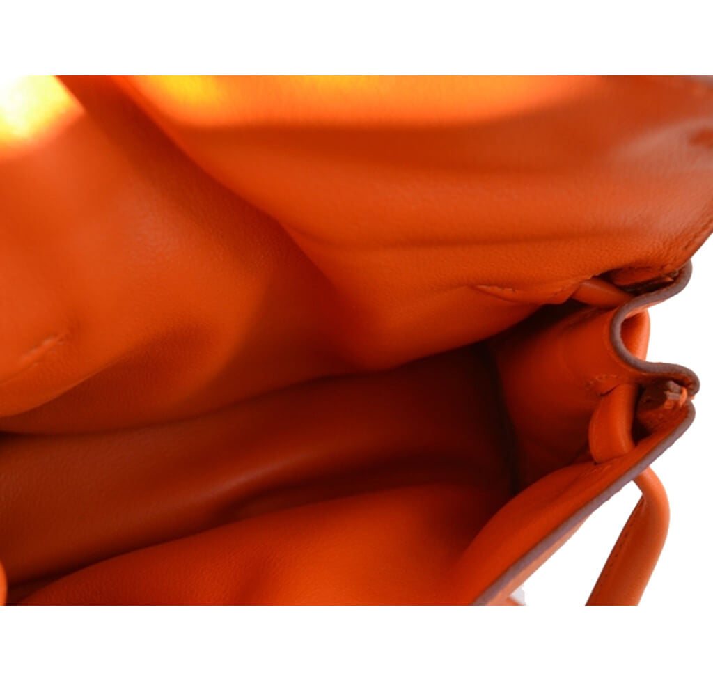 Hermès Idole Kelly Orange Gulliver Bag