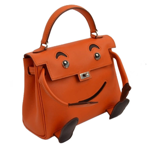 Hermès Idole Kelly Orange Gulliver Bag