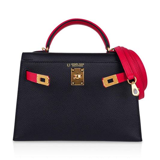 Hermès Kelly Sellier 20 Back Rose Extreme Epsom GHW HSS Bag