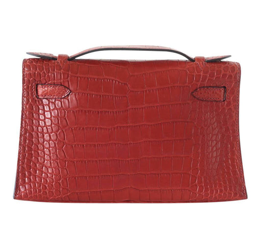 Hermès JPG Kelly Pochette Rouge H Bag