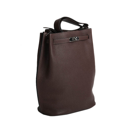 Hermès So Kelly 26 Bag Chocolate Togo