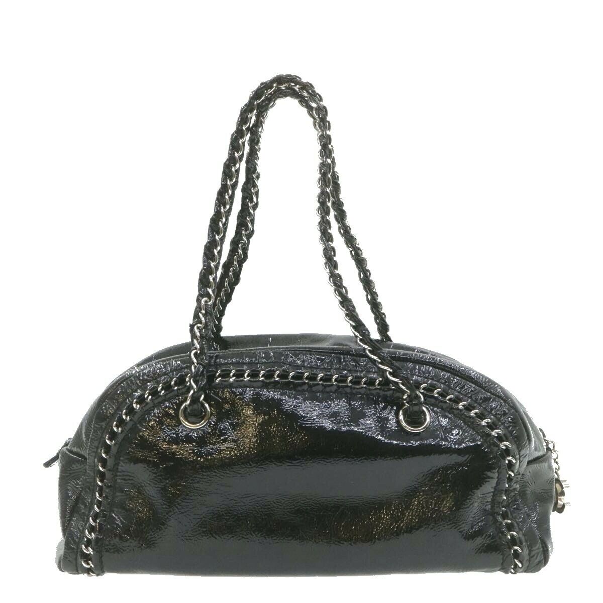 Chanel Cc Chain Hand Bag Enamel