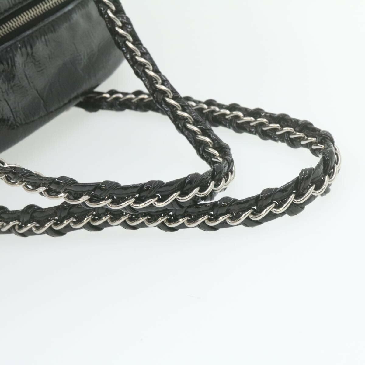 Chanel Cc Chain Hand Bag Enamel