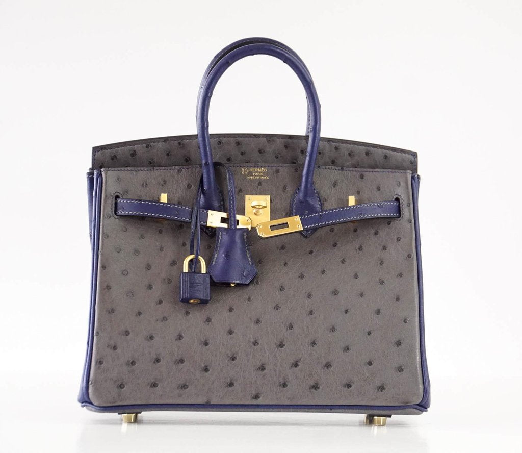 Hermès Birkin 25 HSS Two-Tone Ostrich Bag