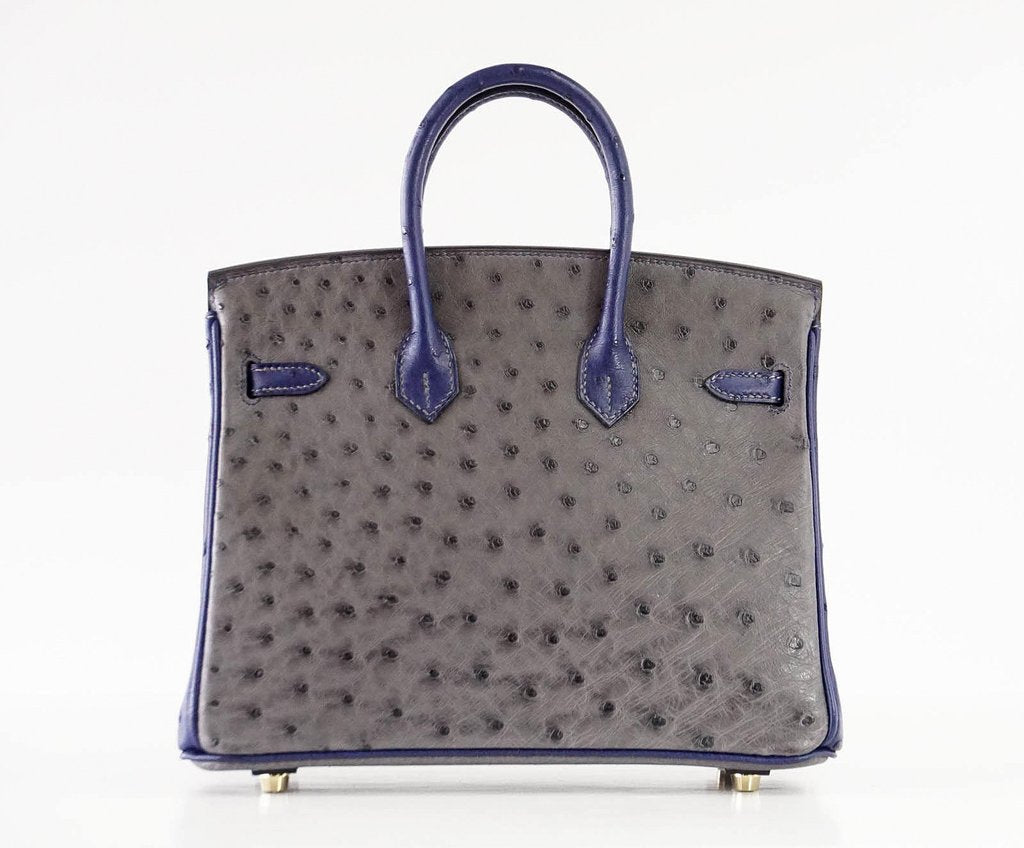 Hermès Birkin 25 HSS Two-Tone Ostrich Bag