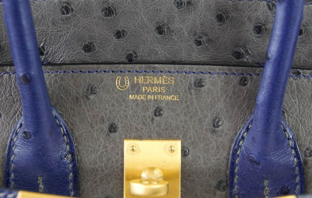 Hermès Birkin 25 HSS Two-Tone Ostrich Bag